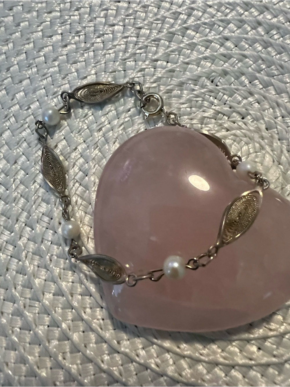 Vintage 1/20 12K GF Delicate Genuine Pearl Accent Bracelet - Women's Jewelry